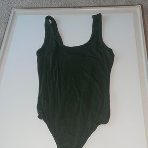Army green body suit
